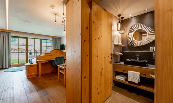 Panoramazimmer Deluxe Badezimmer