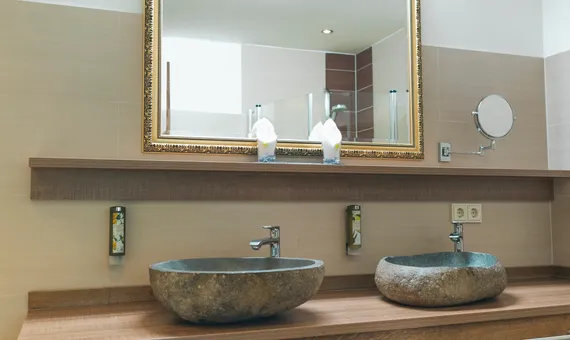 Juniorsuite Spielberg Badezimmer