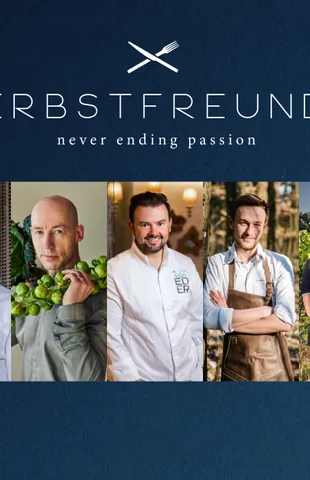 Group of professional chefs and culinary experts featured for Herbstfreunde food event
