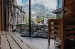 Sauna im Mountain Spa