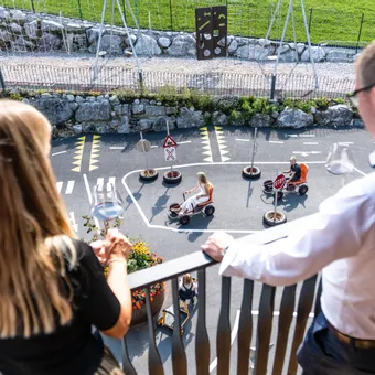 Family Suite mit Spielplatz Aussicht