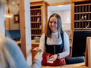 Reception in the Riederalm