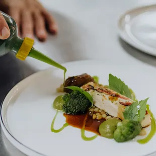 Dressing a dish with Andreas Herbst