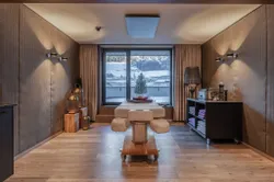 The massage room in the Riederalm spa