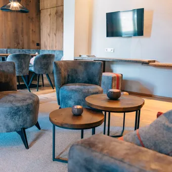 Family Suite Deluxe Birnhorn Wohnraum