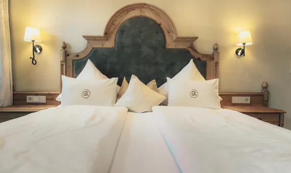 Juniorsuite Bergglück Bett