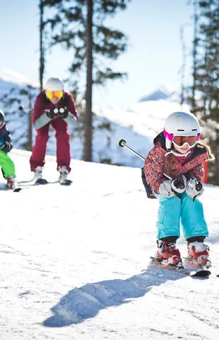 Skiing in the Salzburg Alps in Saalbach