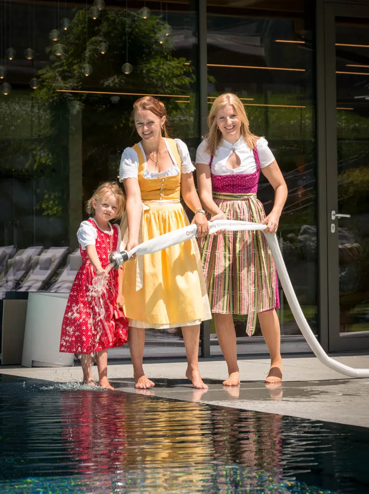 Thermalwasserlieferung an Riederalm