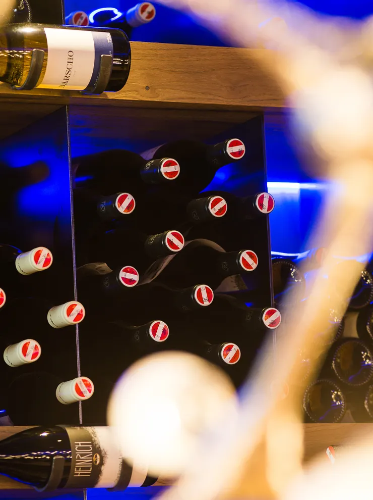 Weinkeller im Resort Riederalm