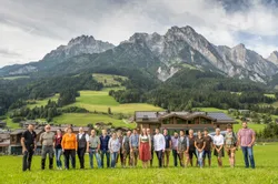 Producers of regional products for Riederalm