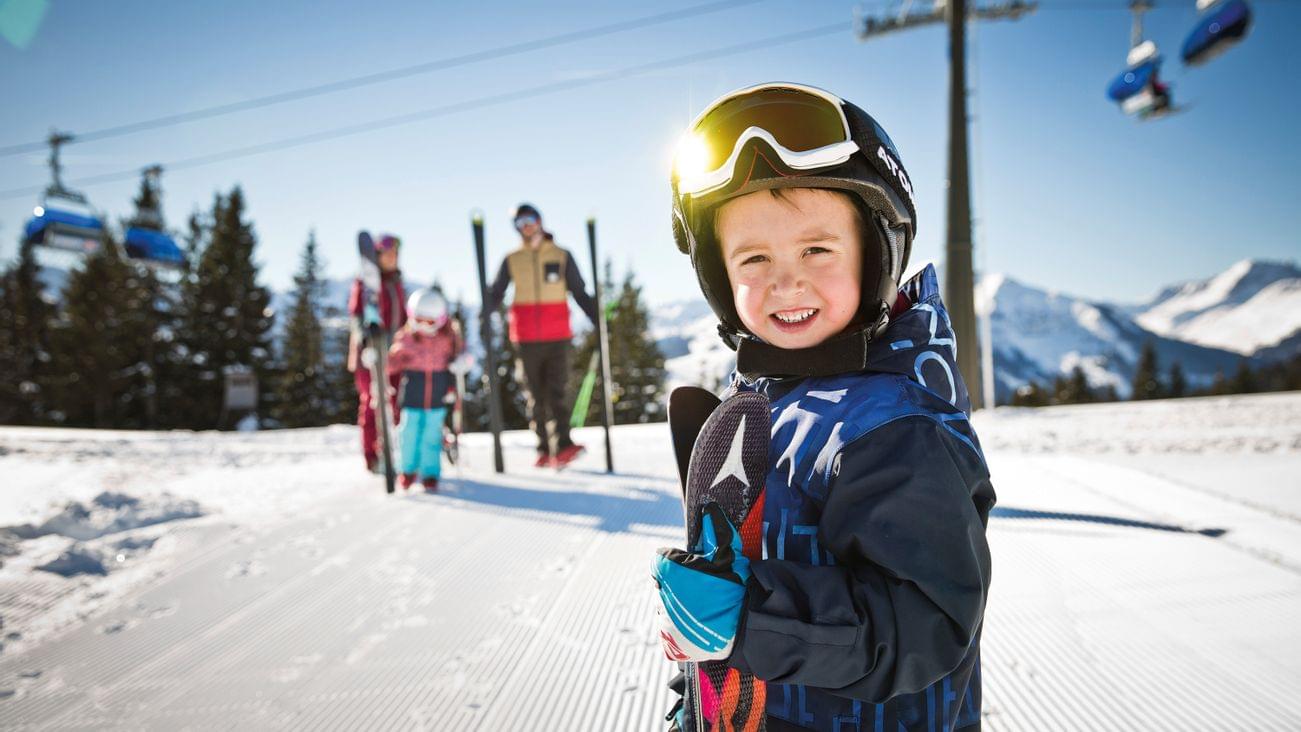 Ski holidays with the family in Saalbach Hinterglemm