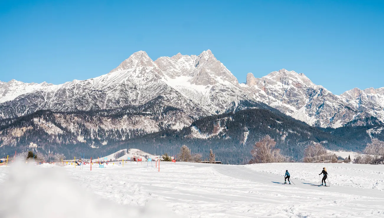 Langlaufen im Fun and Snow Park Saalbach