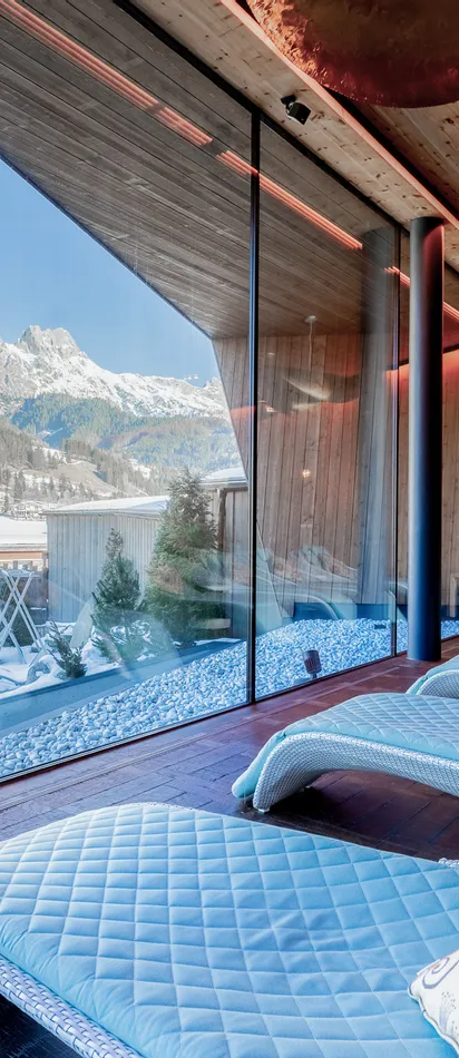 Mountain Spa im Winter