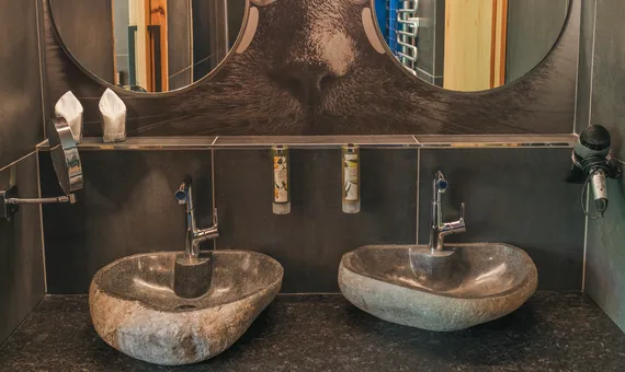 Family Suite Deluxe Leogang Badezimmer