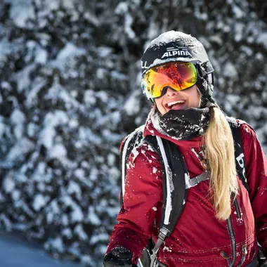 Skier in Saalbach Leogang