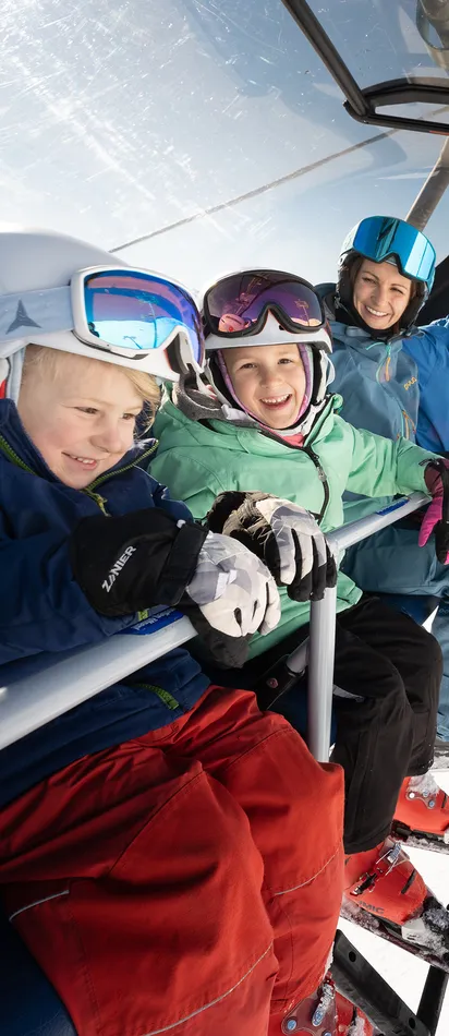 Family winter holiday at the Skicircus