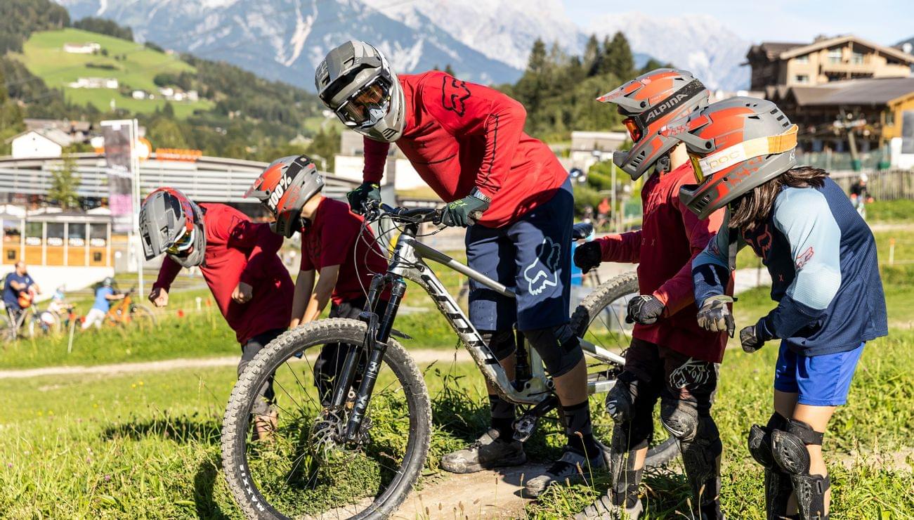 Bikeoark Leogang Saalfelden in der Nähe der Riederalm