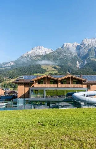 Hotelansicht der Riederalm Leogang in Saalfelden